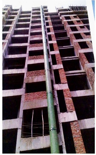PPGL FRP Debris Chute by OPC Fiber