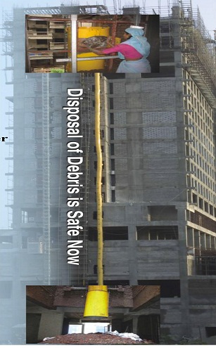 Construction Debris Chute System